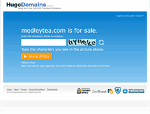 Tablet Screenshot of medleytea.com